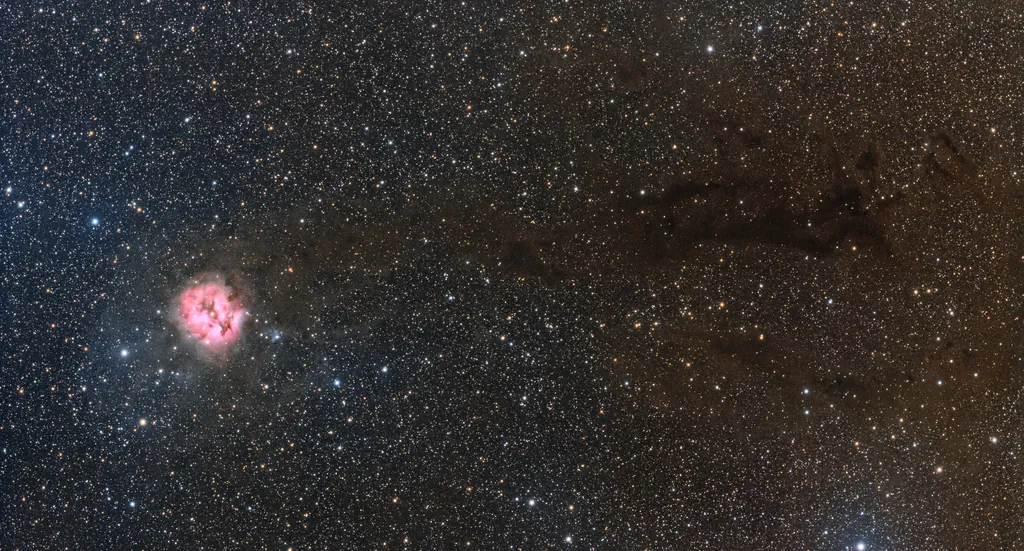 Foto della nebulosa Bozzolo IC 5146