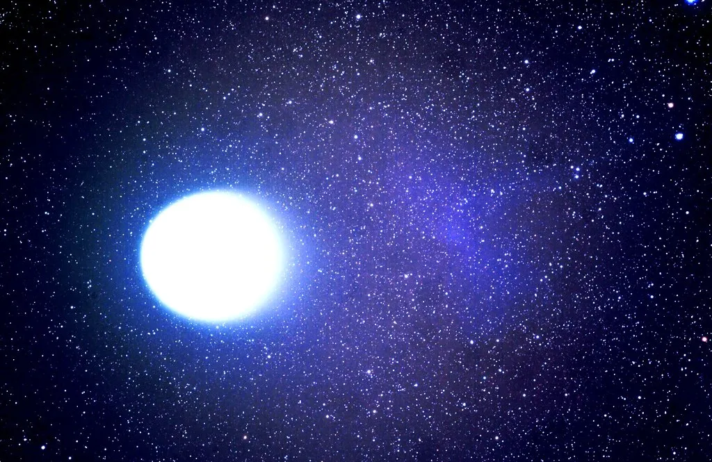Foto di un'altra cometa