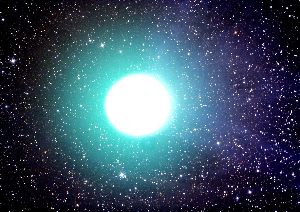 Foto di un'altra cometa