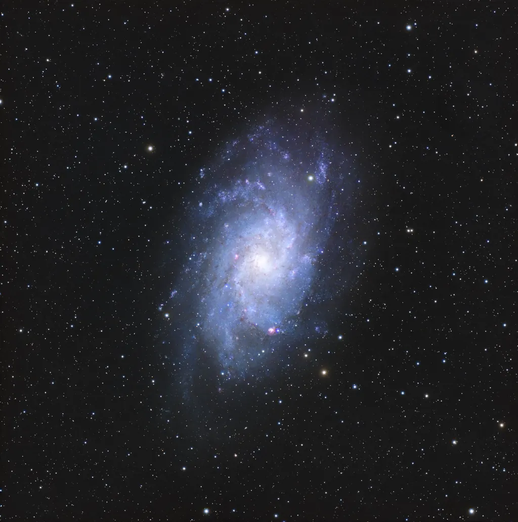 Foto della galassia M33