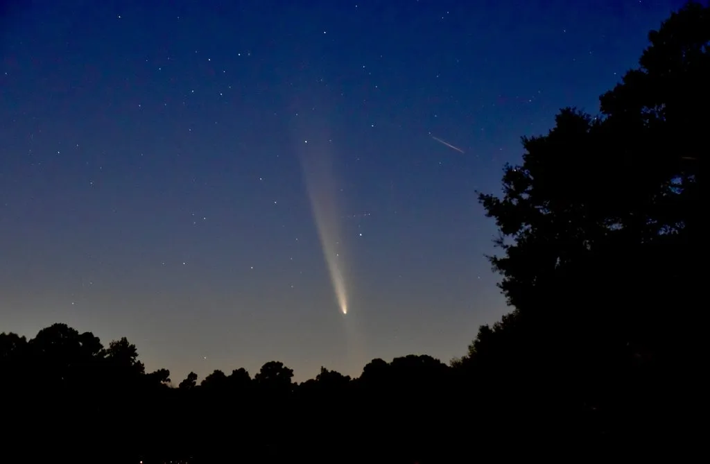 Foto di una cometa