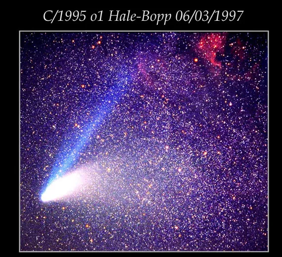 Foto di un'altra cometa