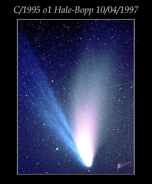 Foto di un'altra cometa