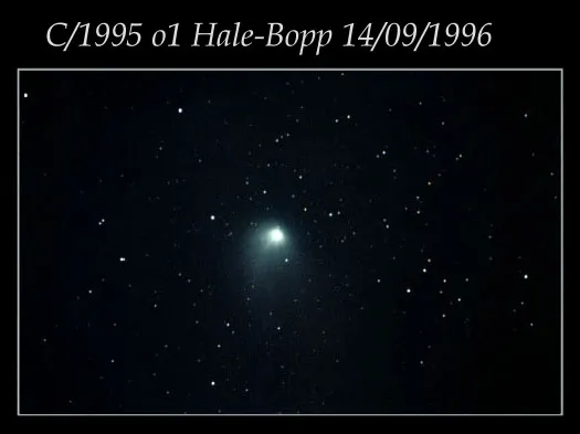 Foto di un'altra cometa