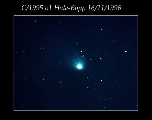 Foto di un'altra cometa