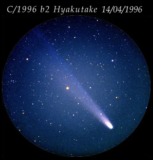 Foto di un'altra cometa