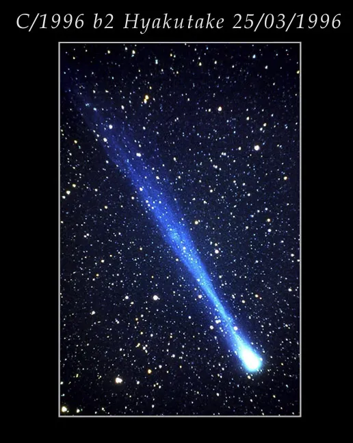 Foto di una cometa