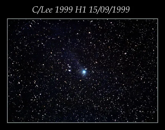 Foto di un'altra cometa