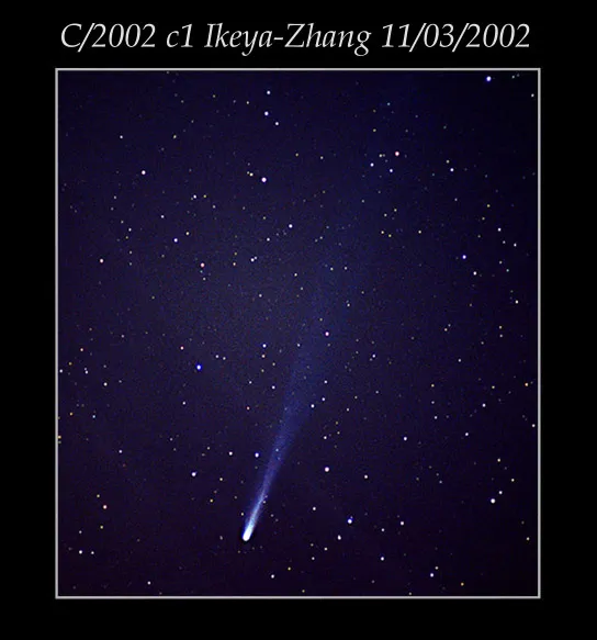 Foto di un'altra cometa