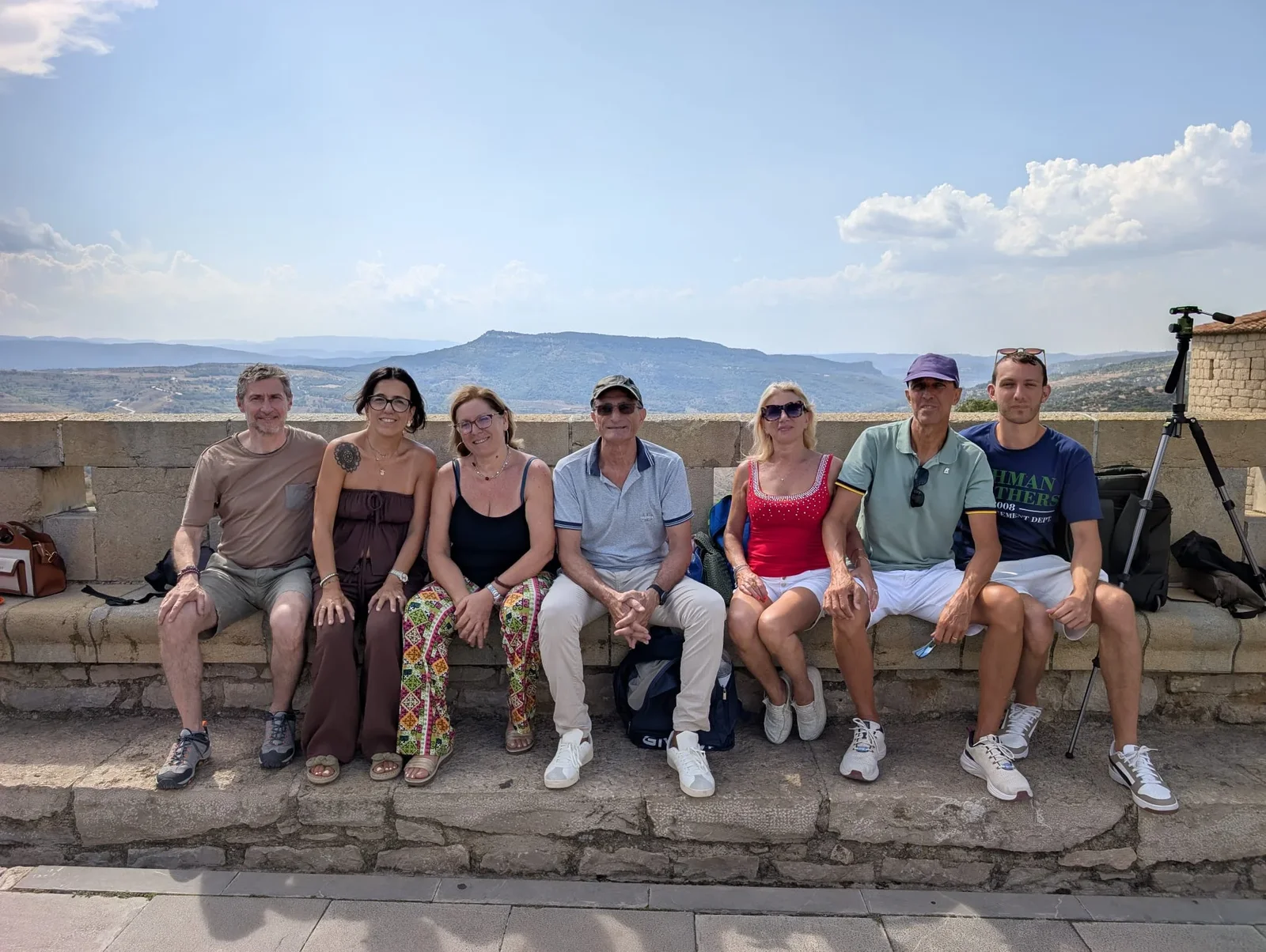 Il gruppo GASPRA a Morella prima dell'eclisse totale di Sole