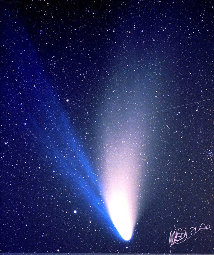 Foto di un'altra cometa