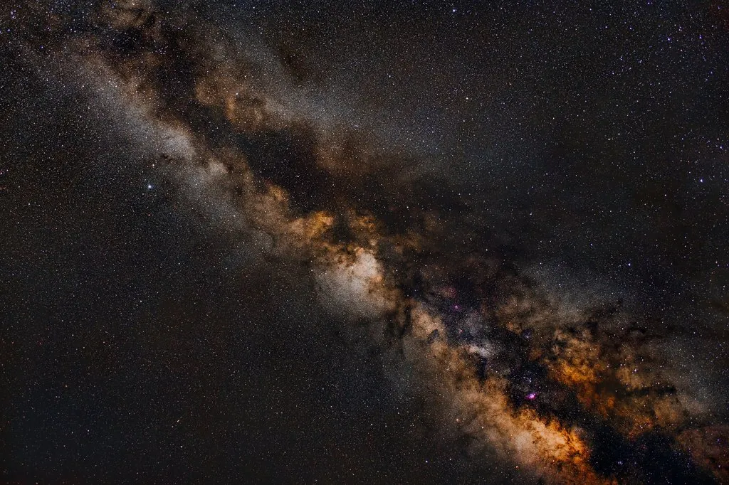 Foto di una galassia